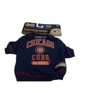 Chicago Cubs Size XS Dog T-Shirt 6"-9" Pet Length Official Merchandise New